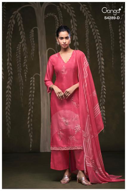 Ganga deisha 4289 wholesale dress materials in chickpet bangalore with prices